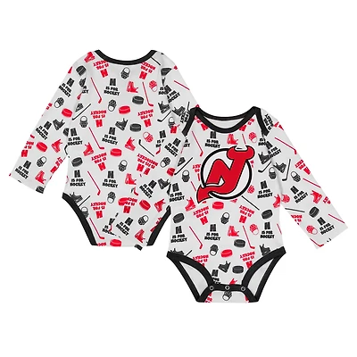 New Jersey Devils Quick Learner Long Sleeve Bodysuit