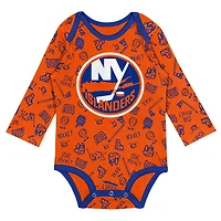 New York Islanders Dynamic Defender Long Sleeve Bodysuit