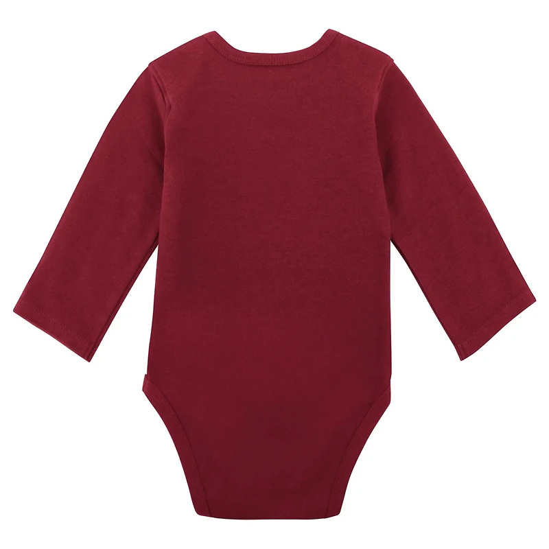 Newborn  /Gray Alabama Crimson Tide 2-Pack Play Time Long Sleeve Bodysuit Set