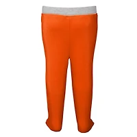 Newborn  /White Clemson Tigers Dream Team Raglan Long Sleeve Bodysuit Hat Pants Set