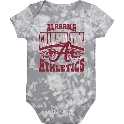 Newborn  Alabama Crimson Tide Lil Rocker Tie-Dye Bodysuit