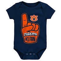 Newborn  Auburn Tigers 1 Fan Foam Finger Bodysuit