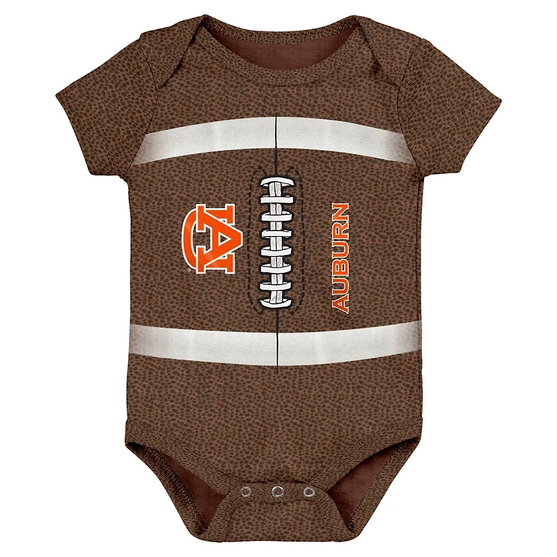 Newborn Auburn Tigers Catch Me Football Bodysuit