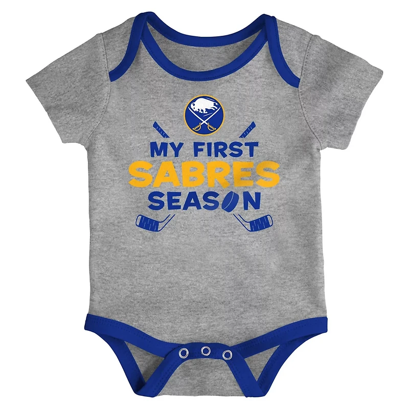 Newborn Buffalo Sabres Legend Three-Piece Bodysuit Set