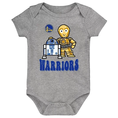 Newborn  Golden State Warriors Star Wars R2-D2  C-3PO Best Buds Bodysuit