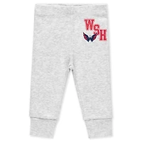 Newborn  Infant WEAR by Erin Andrews Washington Capitals Turn Me Around Bodysuits  Pants 3-Piece Set