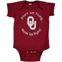 Newborn  Oklahoma Sooners Start 'Em Young Bodysuit
