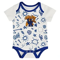 Newborn  Outerstuff Kentucky Wildcats Three-Pack All Day Play Bodysuit Set