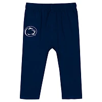 Newborn  Penn State Nittany Lions Double Up Long Sleeve Bodysuit Pant Set