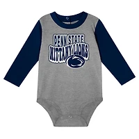 Newborn  Penn State Nittany Lions Double Up Long Sleeve Bodysuit Pant Set