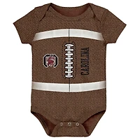 Newborn  South Carolina Gamecocks Catch Me Football Bodysuit