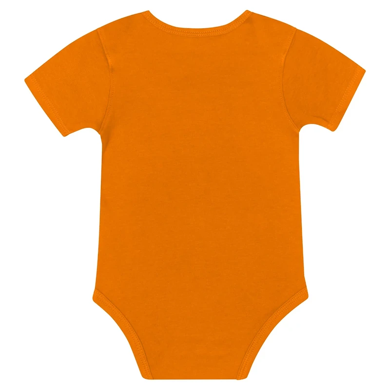 Newborn  Tennessee Volunteers Dynamic Duo Bodysuit Bib Cuffed Knit Hat Set