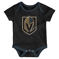 Newborn  Vegas Golden Knights Legend Three-Piece Bodysuit Set