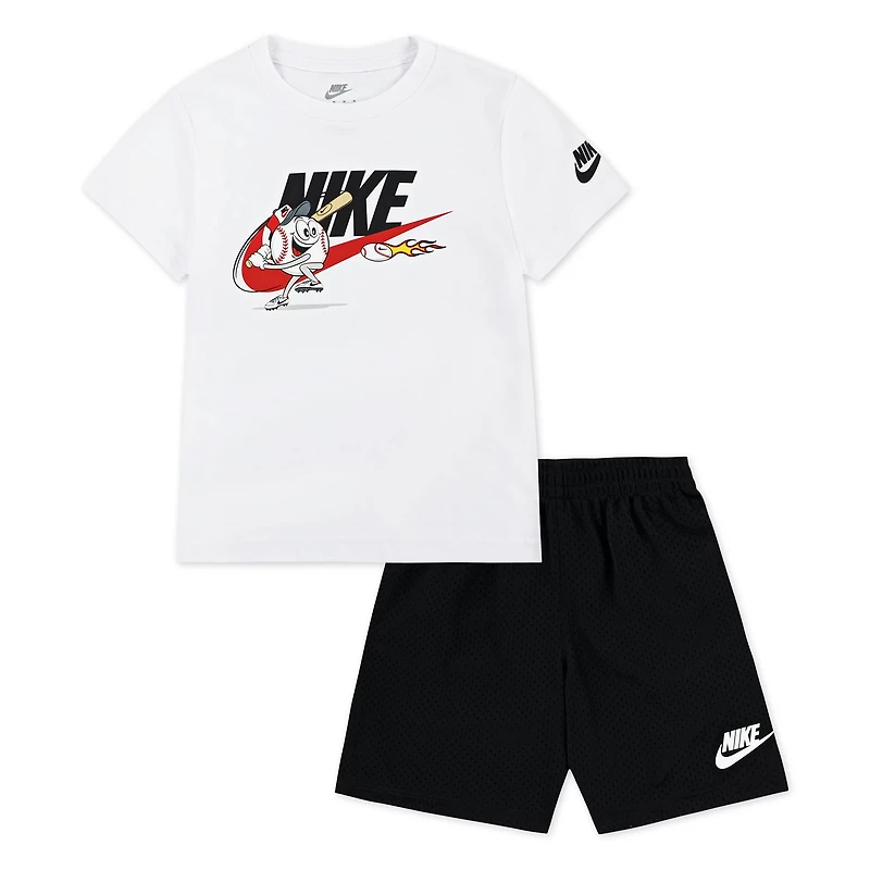 Nike Boys' 4-7 Mesh Shorts Set