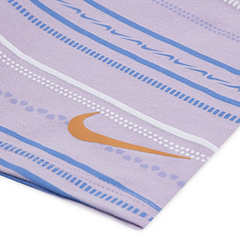 Nike Girls' 4-6X Sunny Swoosh Bike Shorts Set