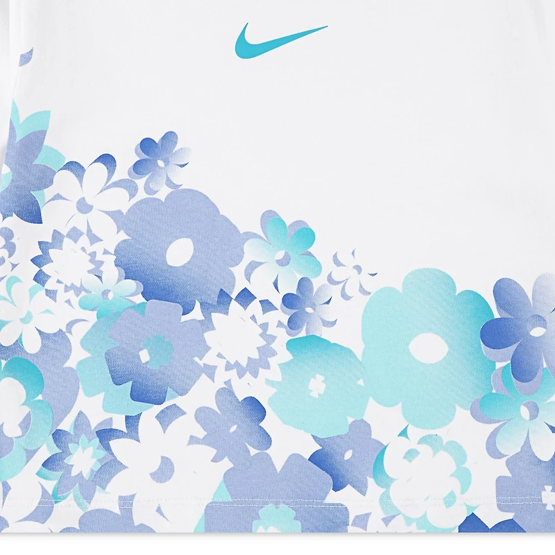 Nike Girls' Flow-Ral Allover Print Bike Shorts Set