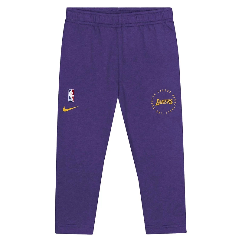 Nike Los Angeles Lakers Practice Club Pullover Hoodie and Sweatpants Set