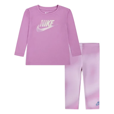 Nike Toddler Girls' Long Sleeve Tee and Leggings Set