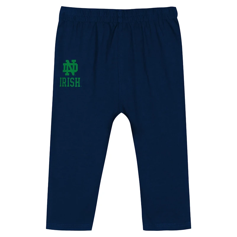 Notre Dame Fighting Irish Double Up Long Sleeve Bodysuit  Pant Set