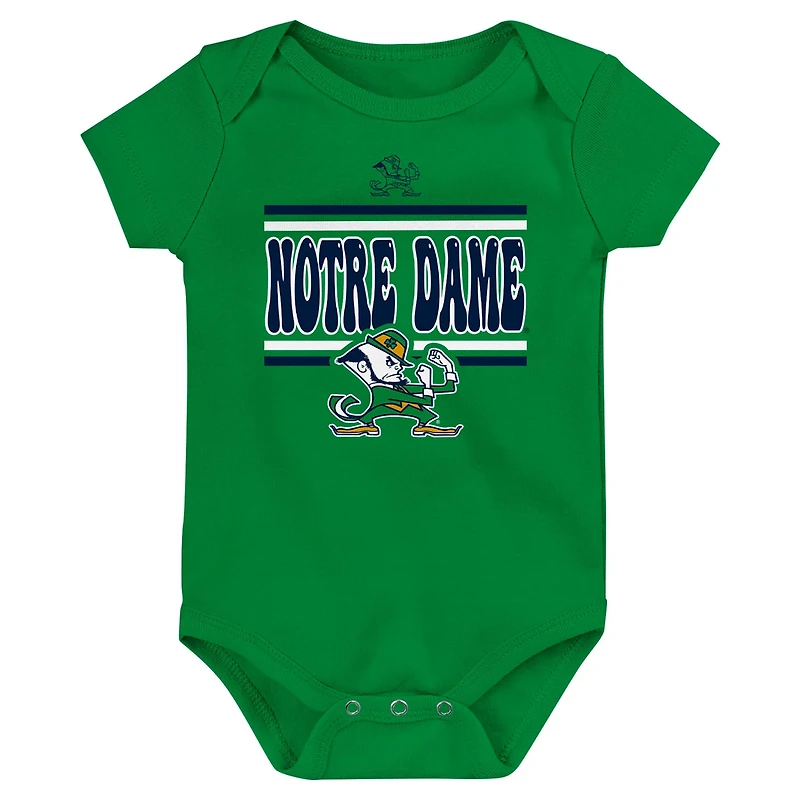 Notre Dame Fighting Irish Sunday Comics 3-Pack Bodysuit Set