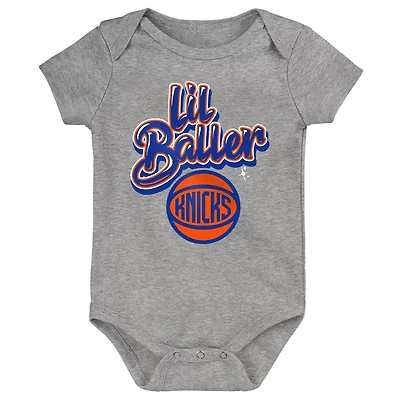 Outerstuff New York Knicks Lil Baller Bodysuit