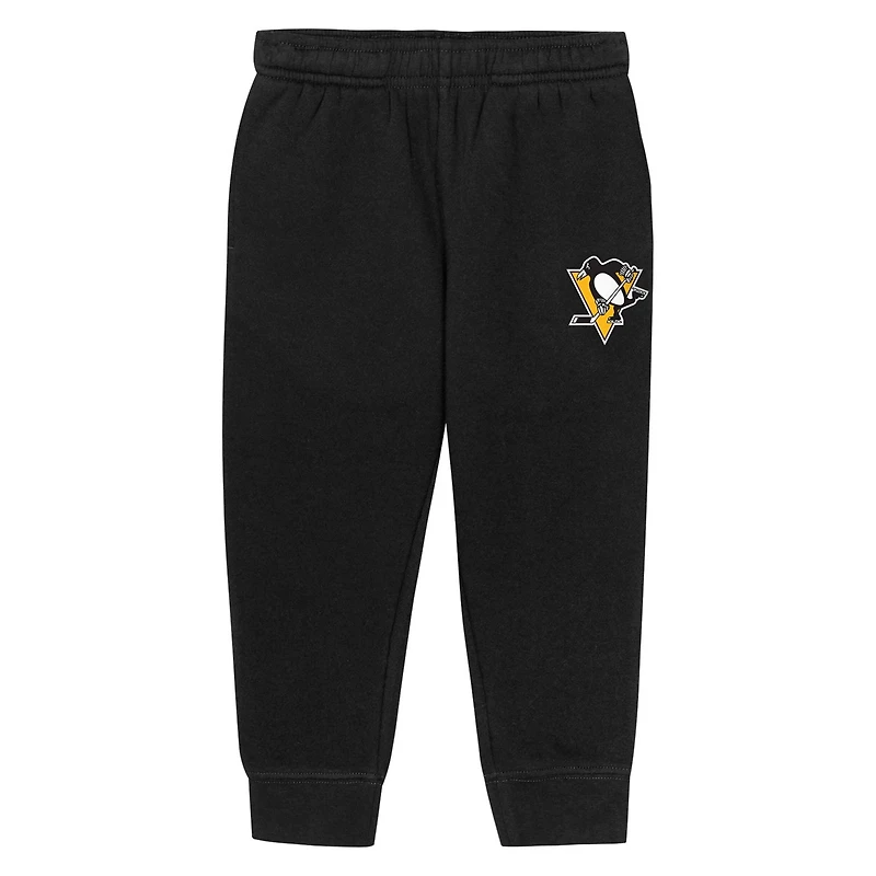 Outerstuff Pittsburgh Penguins Chants and Cheers Fleece Hoodie and Pants Set