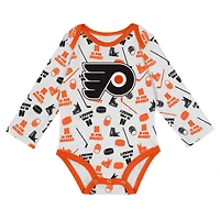 Philadelphia Flyers Quick Learner Long Sleeve Bodysuit