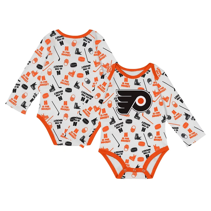Philadelphia Flyers Quick Learner Long Sleeve Bodysuit