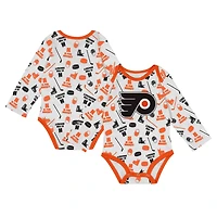 Philadelphia Flyers Quick Learner Long Sleeve Bodysuit