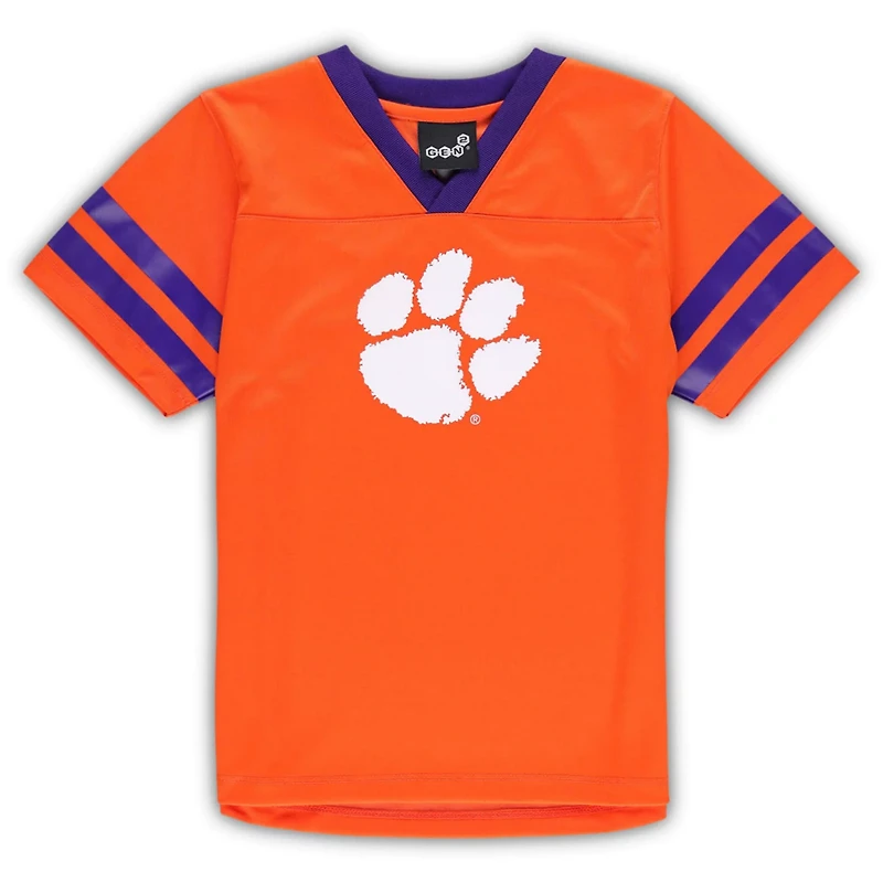 Preschool /Purple Clemson Tigers Red Zone Jersey  Pants Set