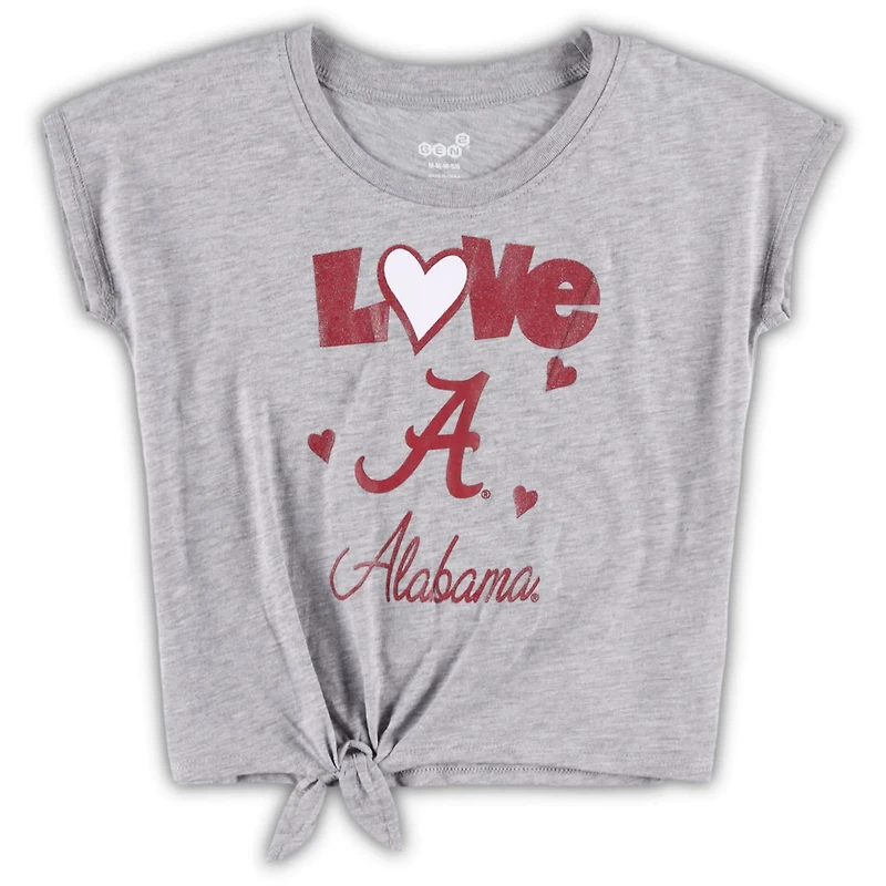 Preschool Heathered Gray/ Alabama Tide Forever Love T-Shirt Leggings Set