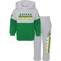 Preschool Heather Gray/ Oregon Ducks Playmaker Pullover Hoodie  Pants Set