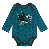 San Jose Sharks Dynamic Defender Long Sleeve Bodysuit