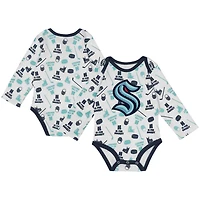 Seattle Kraken Quick Learner Long Sleeve Bodysuit