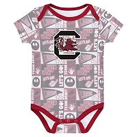 South Carolina Gamecocks Sunday Comics 3-Pack Bodysuit Set