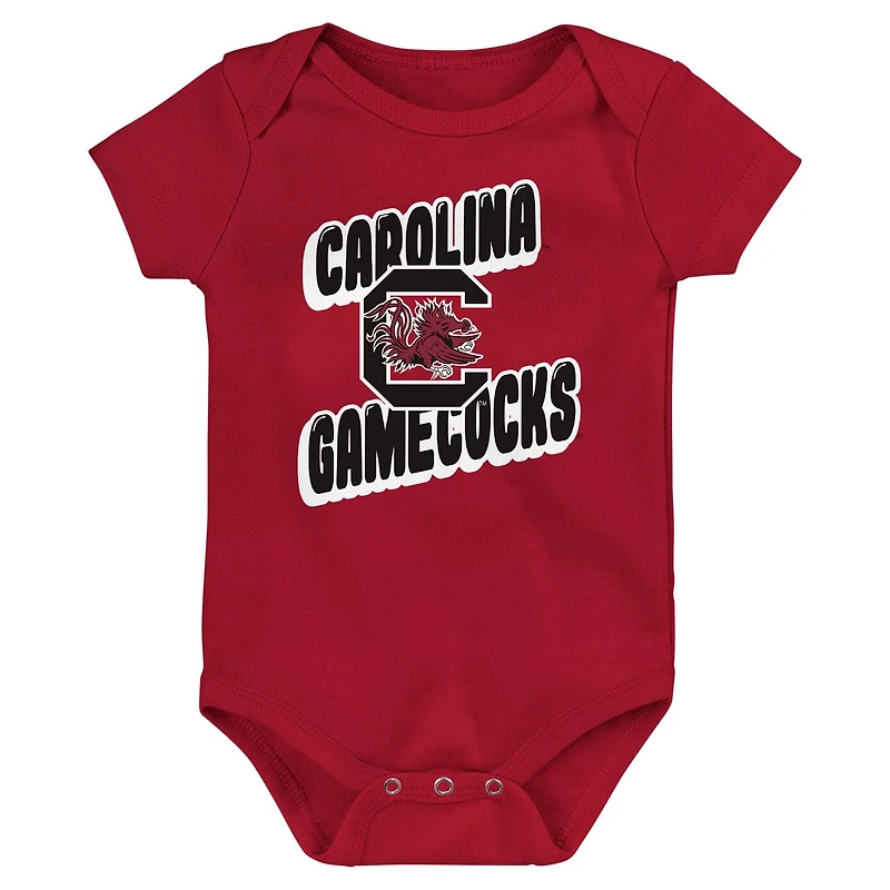 South Carolina Gamecocks Sunday Comics 3-Pack Bodysuit Set