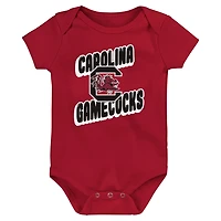 South Carolina Gamecocks Sunday Comics 3-Pack Bodysuit Set