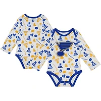 St Louis Blues Quick Learner Long Sleeve Bodysuit