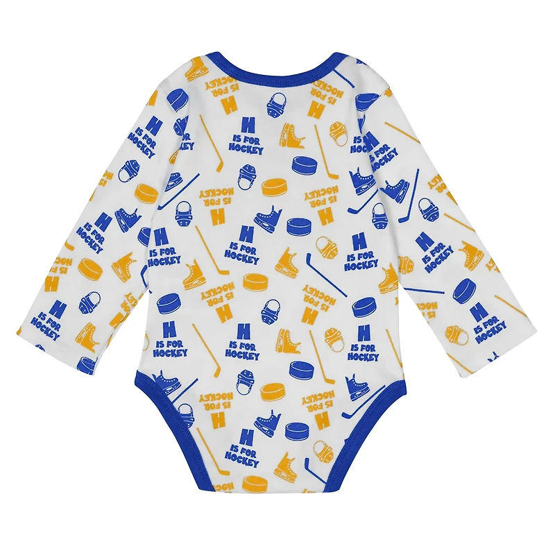 St Louis Blues Quick Learner Long Sleeve Bodysuit