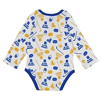 St Louis Blues Quick Learner Long Sleeve Bodysuit