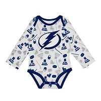 Tampa Bay Lightning Quick Learner Long Sleeve Bodysuit