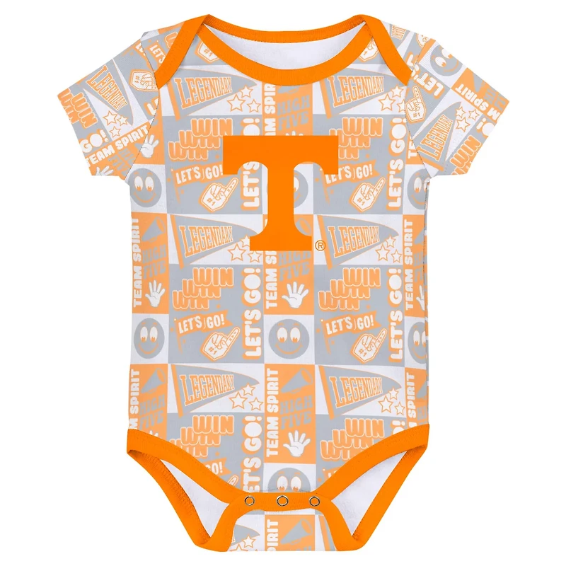 Tennessee Volunteers Sunday Comics 3-Pack Bodysuit Set