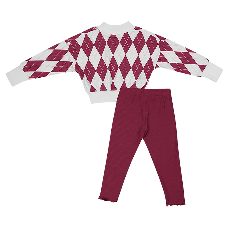 Toddler Colosseum Florida State Seminoles The Dealio Sweater and Leggings Set