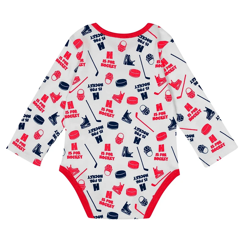 Washington Capitals Quick Learner Long Sleeve Bodysuit