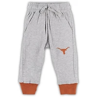 Wes  Willy Heather Gray Texas Longhorns Jie Long Sleeve Bodysuit Pants Set