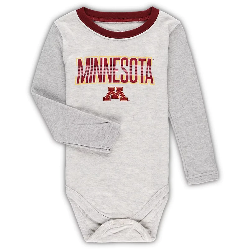 Wes  Willy Minnesota Golden Gophers Jie Long Sleeve Bodysuit Pants Set