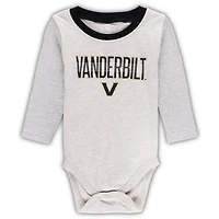 Wes  Willy Vanderbilt Commodores Two-Piece Jie Long Sleeve Bodysuit Pants Set