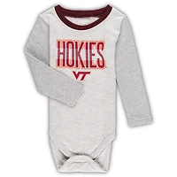 Wes  Willy Virginia Tech Hokies Jie Long Sleeve Bodysuit Pants Set