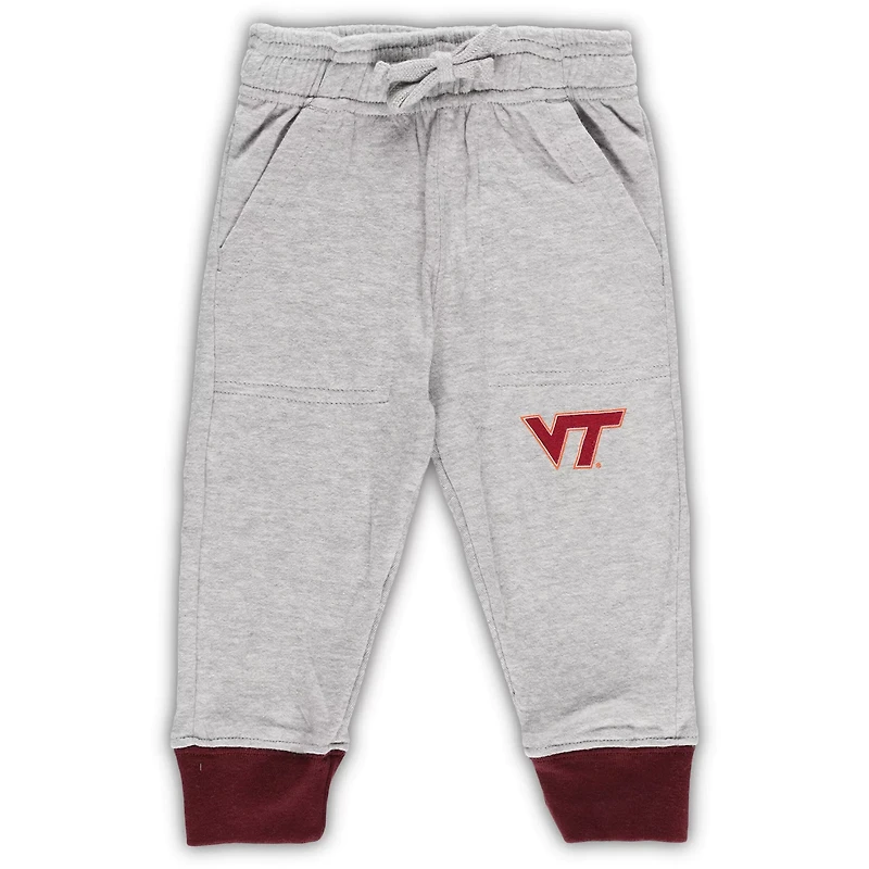 Wes  Willy Virginia Tech Hokies Jie Long Sleeve Bodysuit Pants Set