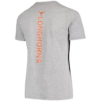 Youth Heathered Gray/Texas Texas Longhorns Goal Line Stand T-Shirt Combo Set